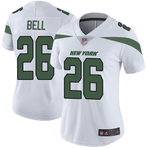 New York Jets Limited White Women LeVeon Bell Road Jersey NFL Football 26 Vapor Untouchable